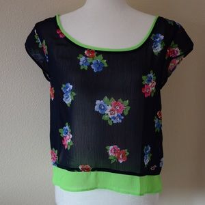 Floral Hollister Blouse